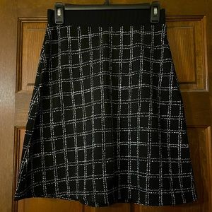 Gilli Black White Checked Skirt